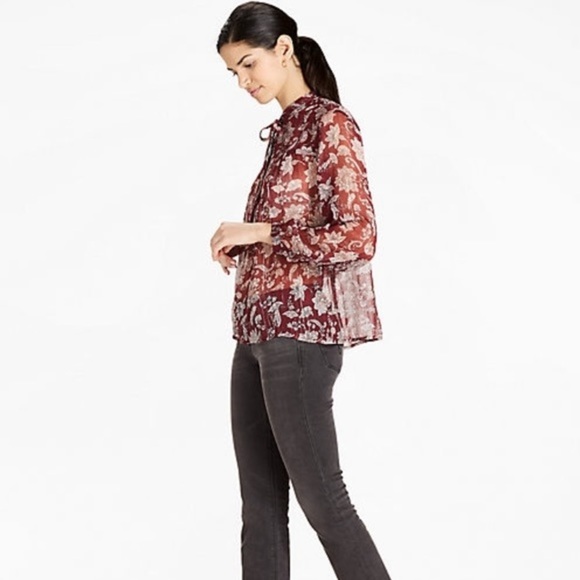 Lucky🍀Brand Floral Print Blouse - Picture 2 of 8